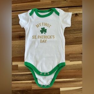 My first St. Patrick’s Day onesie